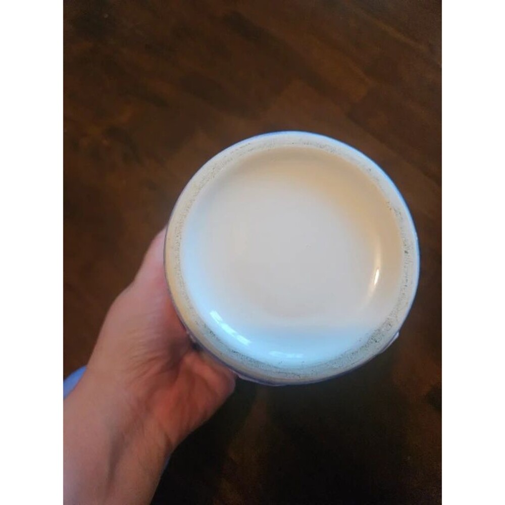 Small Purple Floral Ceramic Canister - Picture 6 of 8